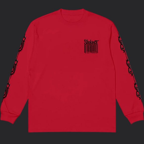 SLIPKNOT Barcode Longsleeve Shirt | Here Comes the Pain Tour - Picture 1 of 6